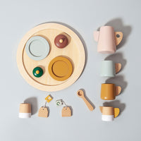 Petit Monkey houten theeservies 3jr+