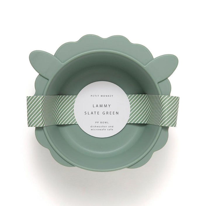 Petit Monkey bakjes lammy slate green