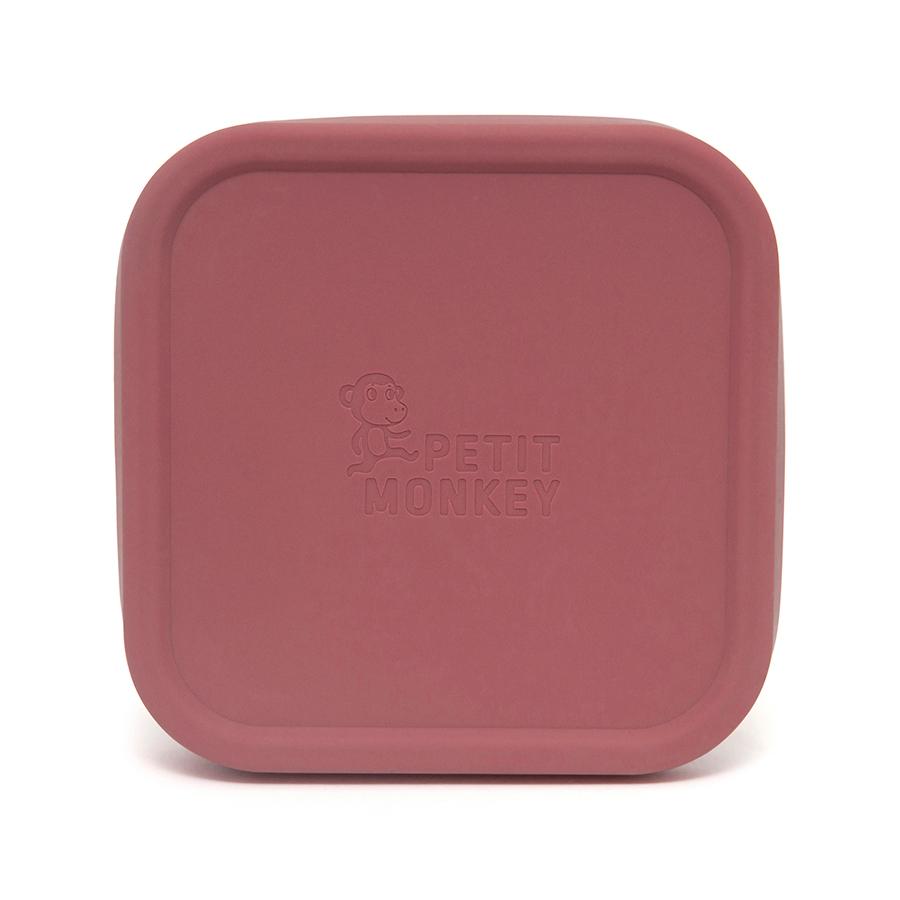 Petit Monkey lunchbox RVS Lucy mahogany 12x12 kopen