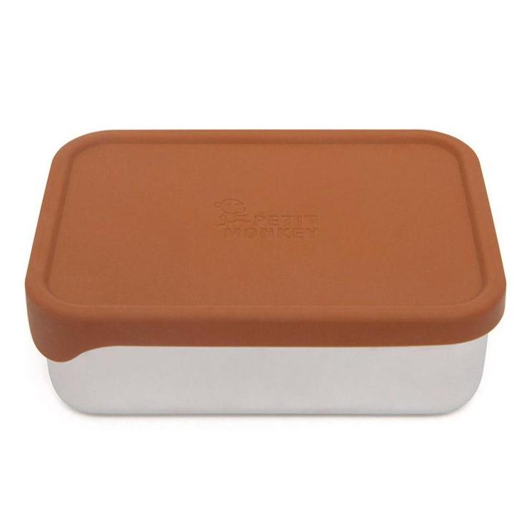 Petit Monkey lunchbox RVS Riley baked clay 17x13