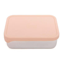 Petit Monkey lunchbox RVS Riley dawn rose 17x13
