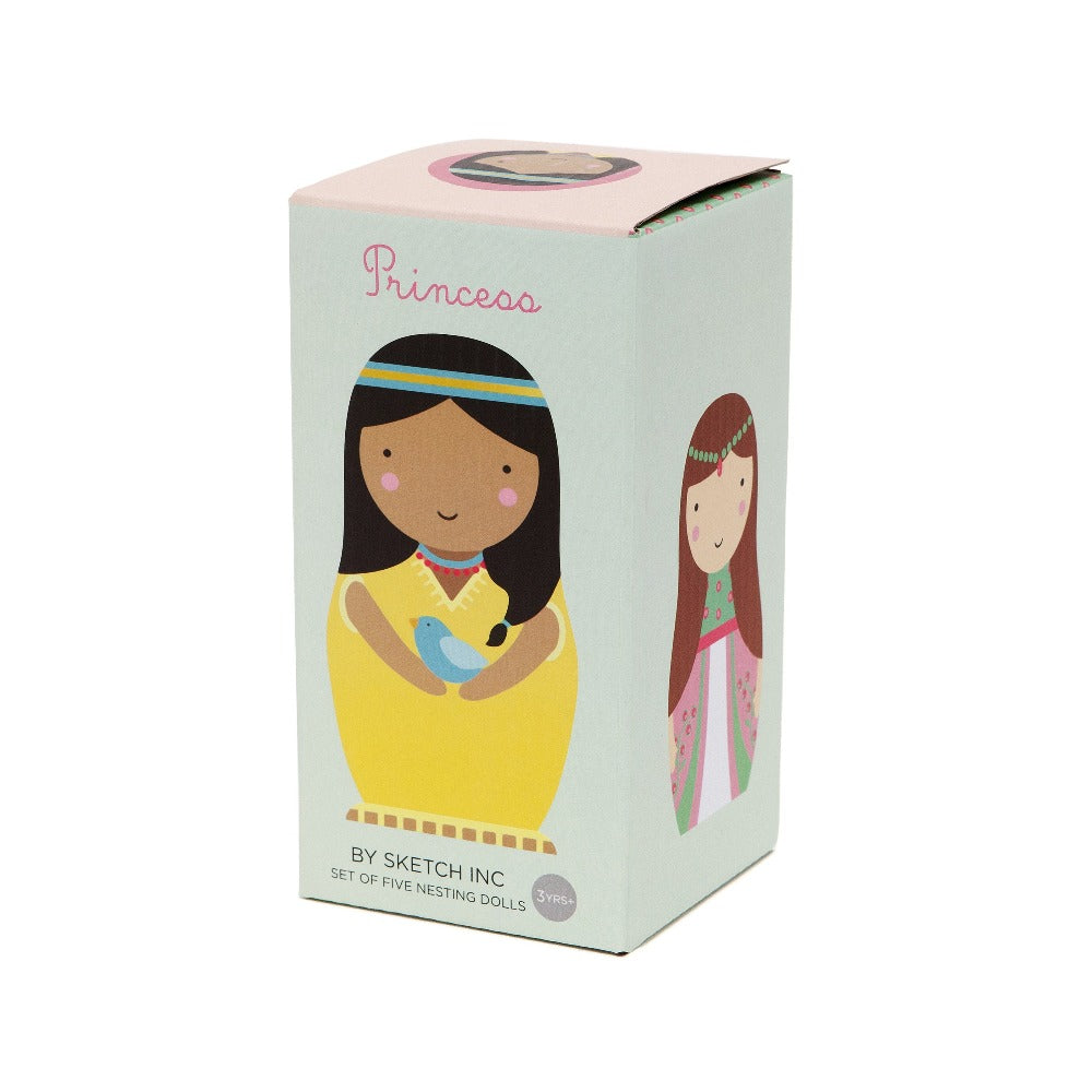 Petit Monkey nesting dolls Prinsessen ND3-R