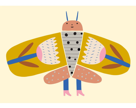 Petit Monkey poster Find your wings 70 x 50 cm