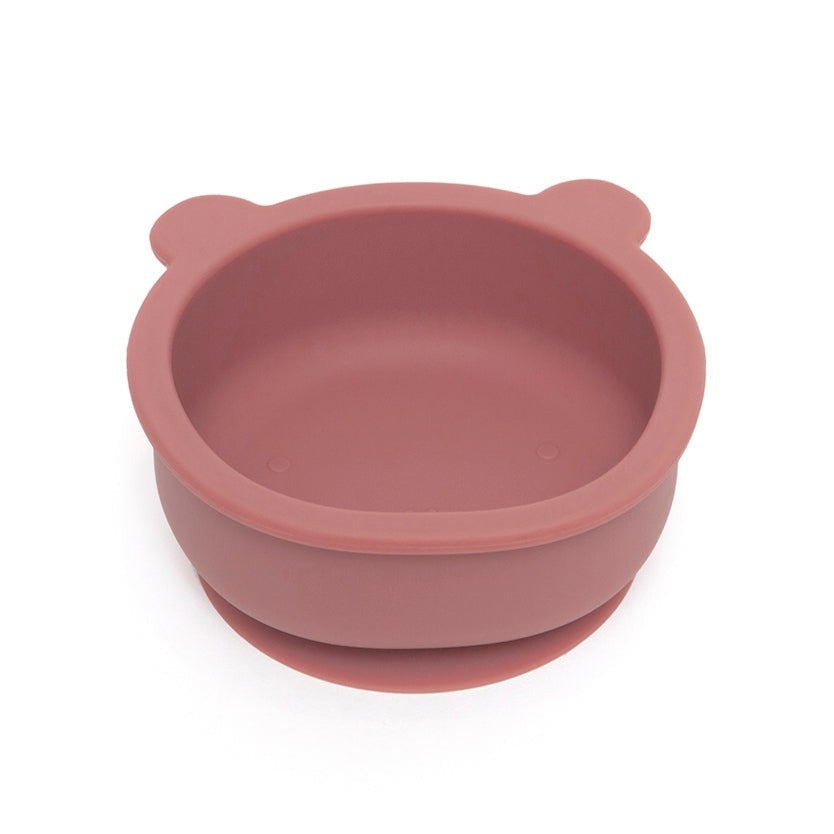 Petit Monkey siliconen bakje bear mahogany rose