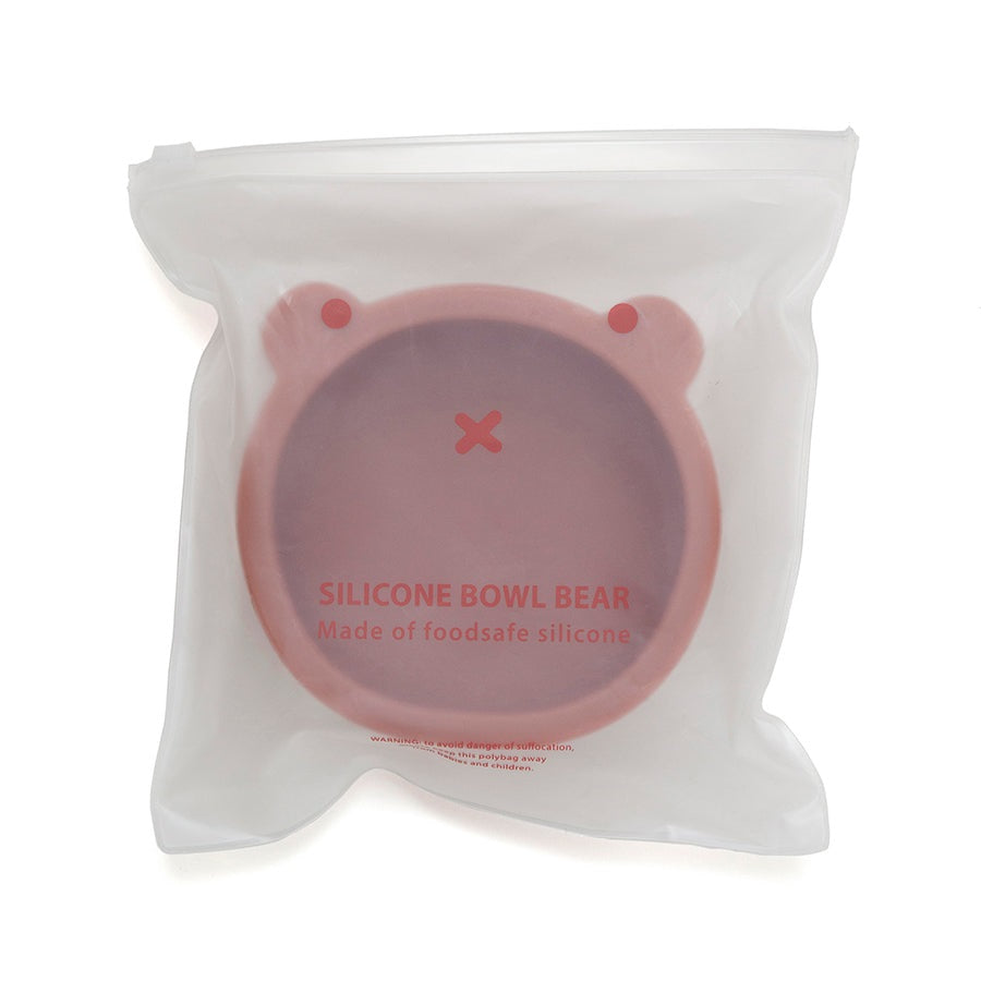 Petit Monkey siliconen bakje bear mahogany rose