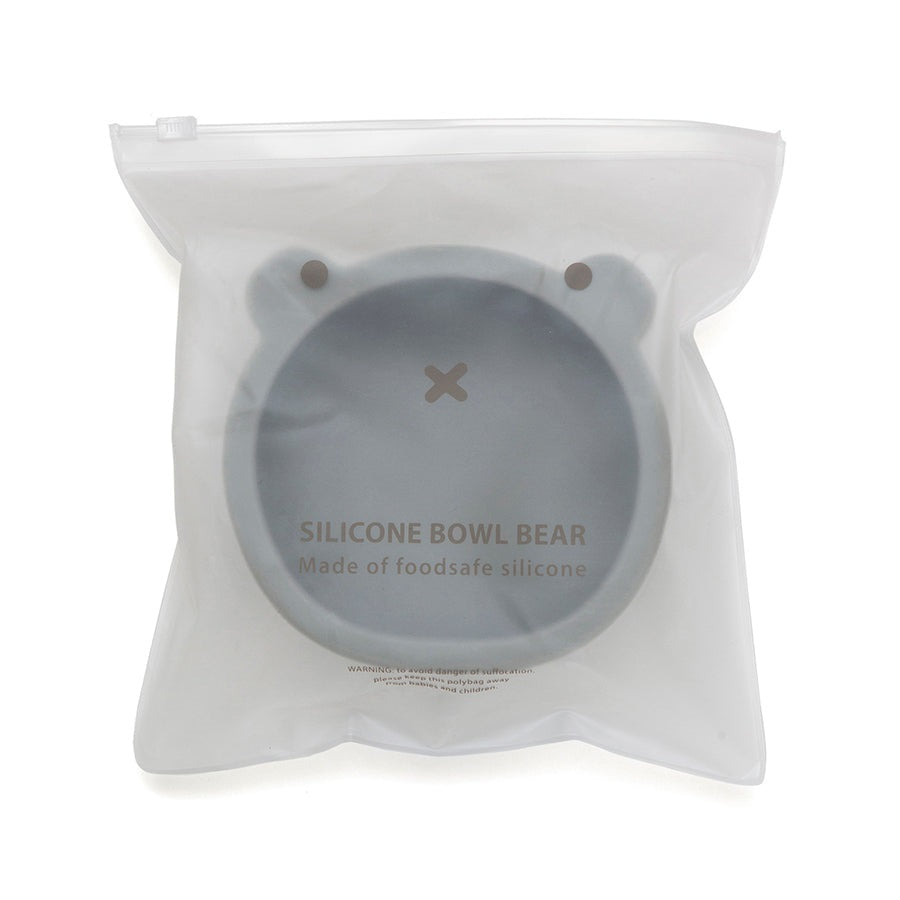 Petit Monkey siliconen bakje bear pewter green SB2-R