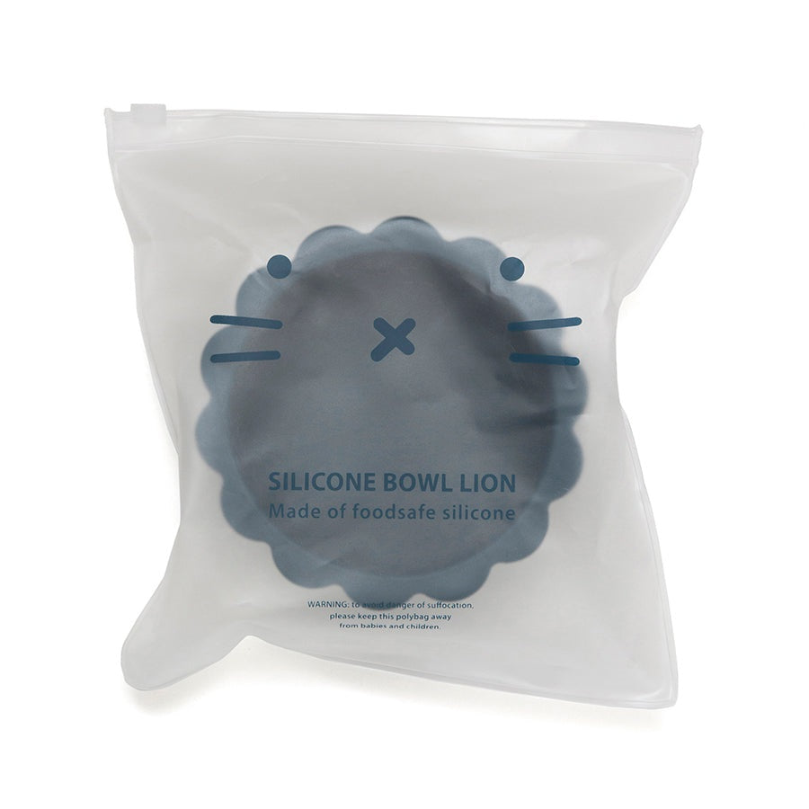 Petit Monkey siliconen bakje lion balsam blue 100% LFGB siliconen