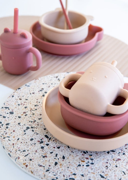 Petit Monkey siliconen bord bear honey