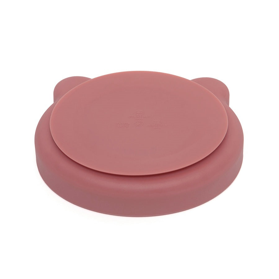 Petit Monkey siliconen bord bear mahogany rose