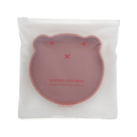 Petit Monkey siliconen bord bear mahogany rose