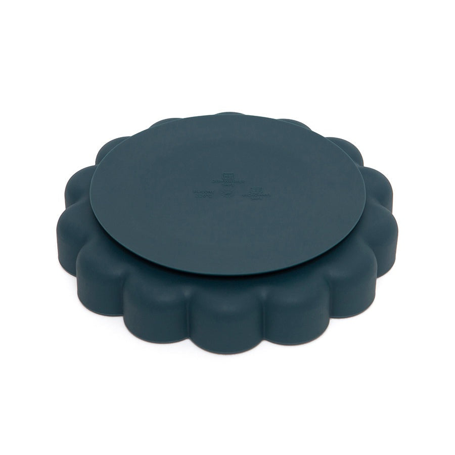 Petit Monkey siliconen bord lion balsam blue