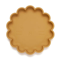 Petit Monkey siliconen bord lion ochre