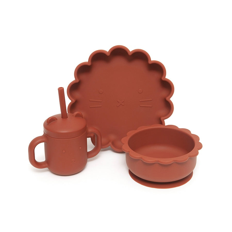 Petit Monkey siliconen sippy cup met oren baked clay 8719244226191