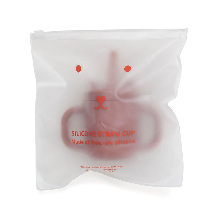 Petit Monkey siliconen sippy cup met oren baked clay