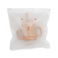 Petit Monkey siliconen sippy cup met oren honey