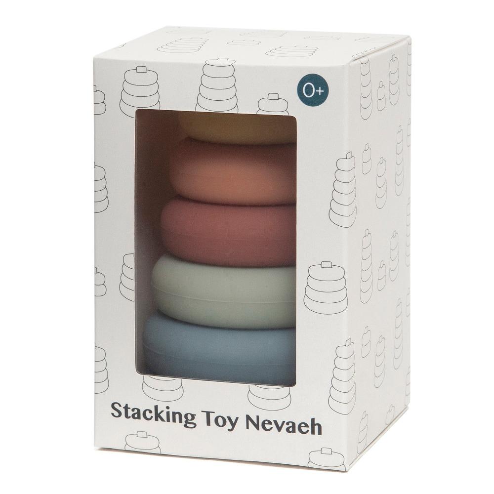 Petit Monkey stapeltoren Nevaeh baked clay 6 mnd+ PMG020-R