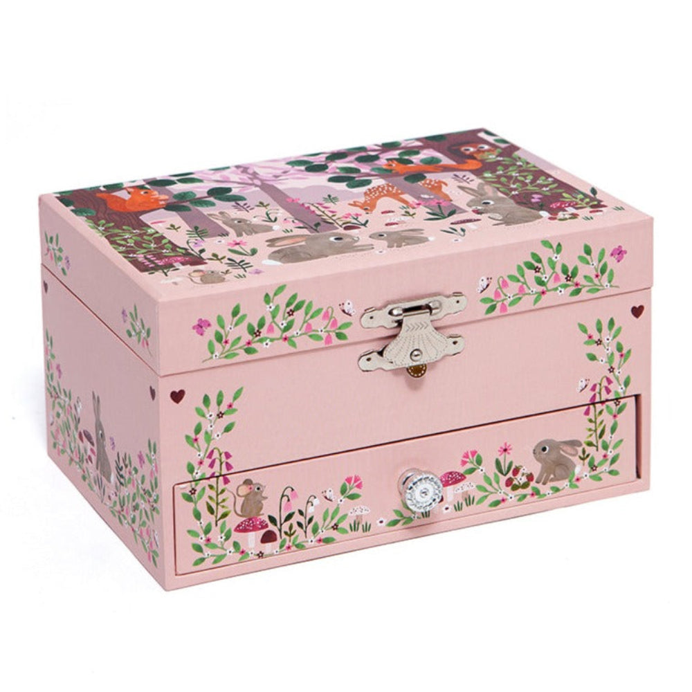 Petit Monkey muziekdoos bijoux woodland