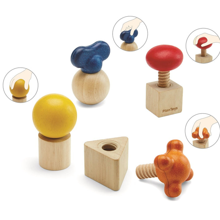 Plan Toys schroefspel nuts and bolts 2 jr+