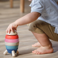 Plan Toys stapeltoren raket 18 mnd+