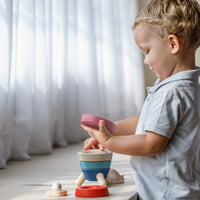 Plan Toys stapeltoren raket 18 mnd+