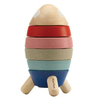 Plan Toys stapeltoren raket 18 mnd+