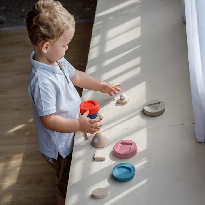 Plan Toys stapeltoren raket 18 mnd+