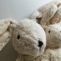 Senger Naturwelt knuffel floppy konijn wit  0 mnd+