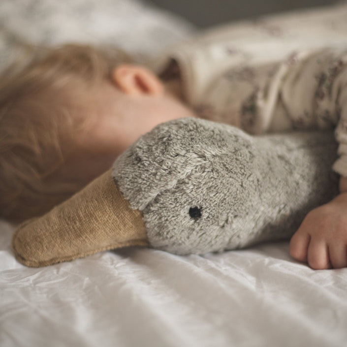 Senger Naturwelt warmte knuffel gans grijs groot 2 mnd+