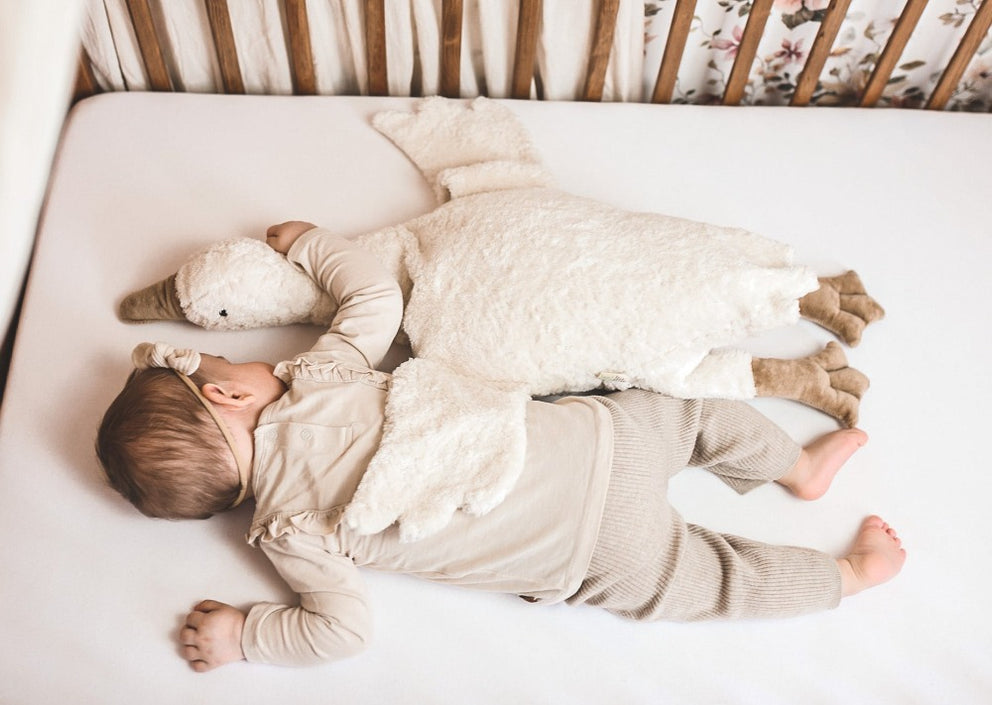 Senger Naturwelt warmte knuffel gans wit groot 2 mnd+