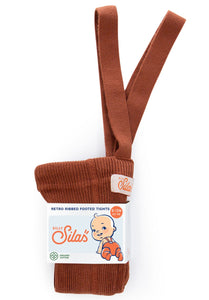 Silly Silas maillot met voetjes katoen cinnamon 6-12 m