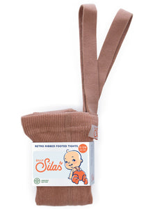 Silly Silas maillot met voetjes katoen light brown 0-2 m