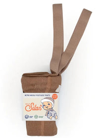 Silly Silas maillot zonder voetjes wol cappuchino 6-12 m