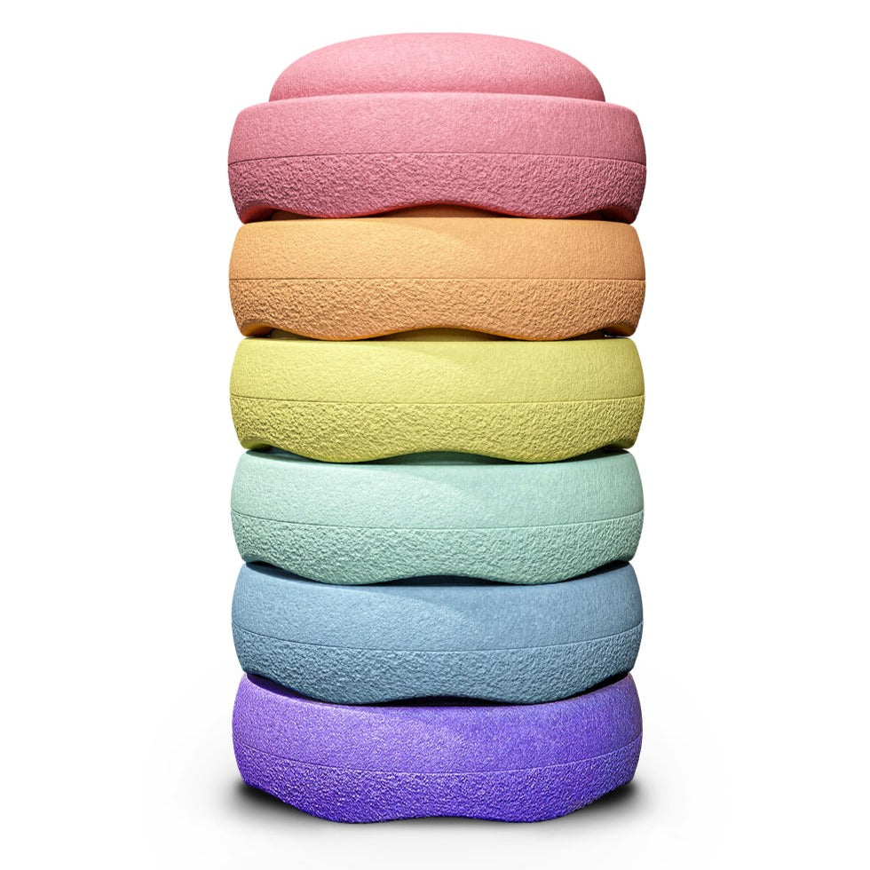 Stapelstein original regenboog pastel 6 stks kopen