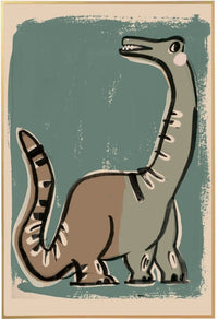 Studio loco poster Dino green 50 x 70 cm