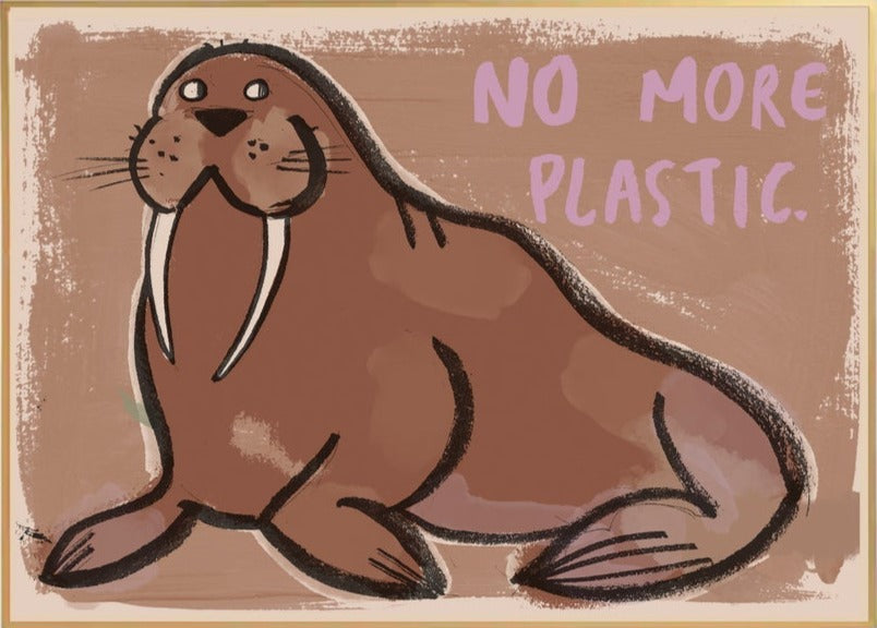 Studio loco poster Walrus 70 x 50 cm