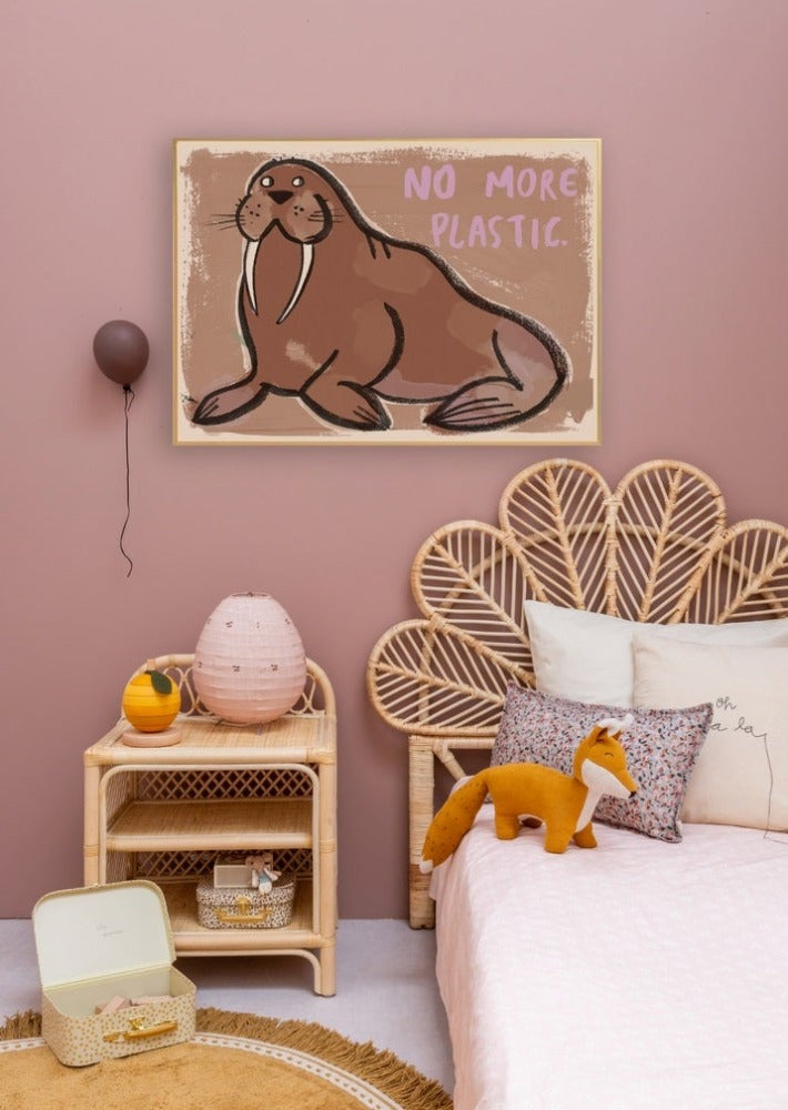 Studio loco poster Walrus 70 x 50 cm kopen