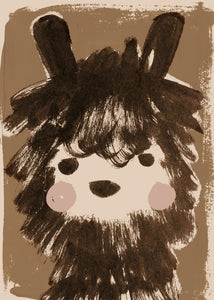 Studio loco poster alpaca 50 x 70 cm