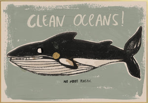 Studio loco poster clean oceans 70 x 50 cm