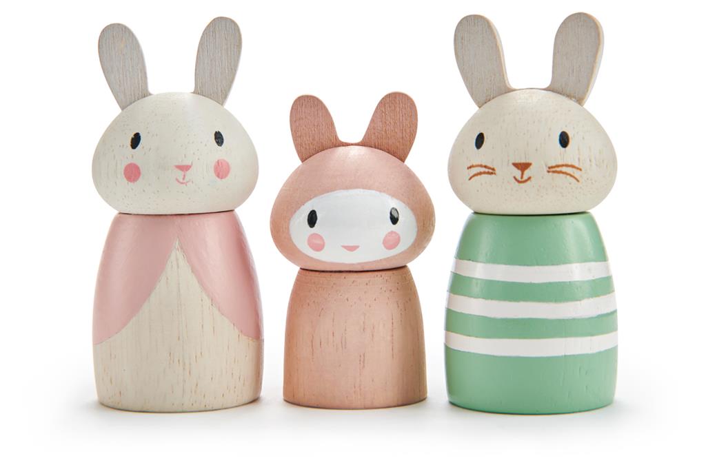 Tender Leaf Toys Familie Konijn 3jr+