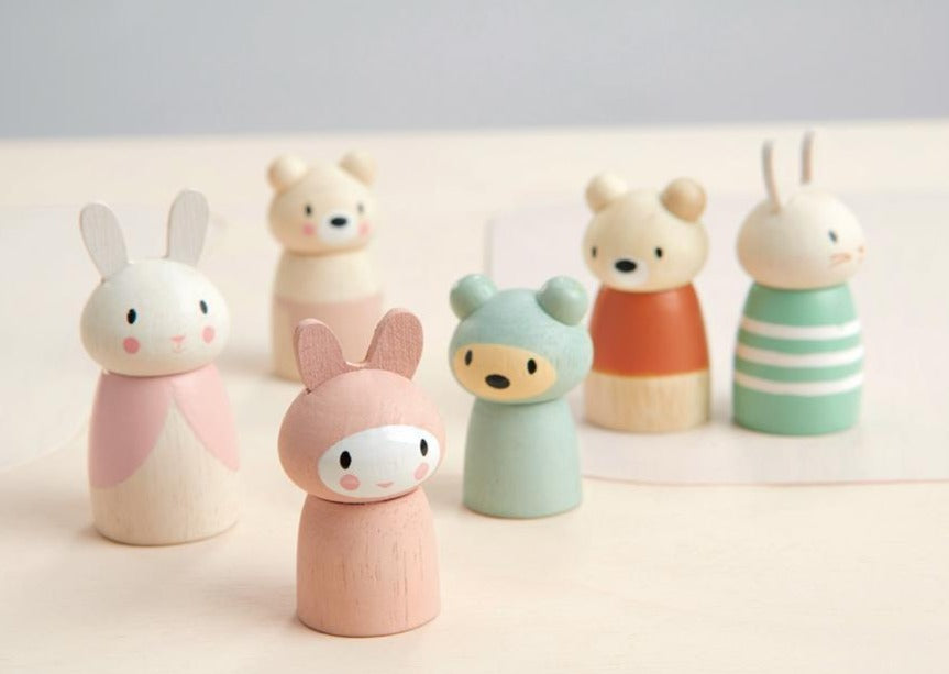 Tender Leaf Toys Familie Konijn 3jr+