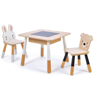 Tender Leaf Toys kindertafel + stoelen forest