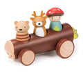 Tender Leaf Toys taxi bosdieren 18 m +