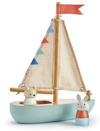 Tender Leaf Toys zeilboot Sailaway 3jr+