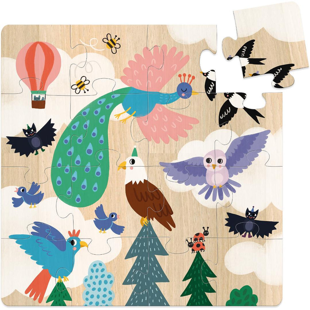 VILAC puzzels land zee lucht 4 jr+ / 3 x 16 stks 8536