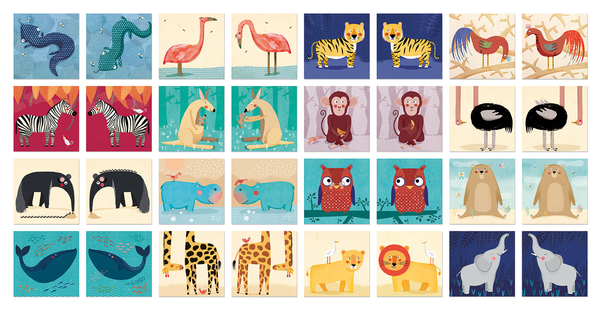 LONDJI wild animals memo 3 jr+