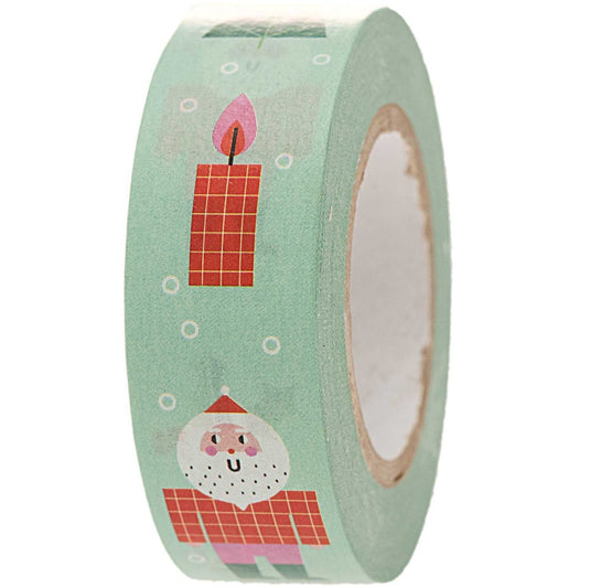Washi tape Xmas mint 10 mtr