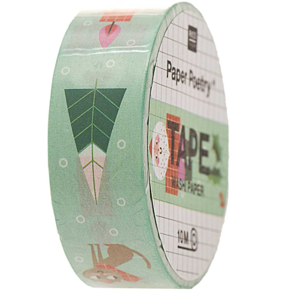 Washi tape Xmas mint 10 mtr 4051271406011