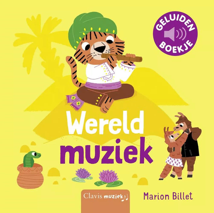 Wereldmuziek - geluidenboek 1 jr+