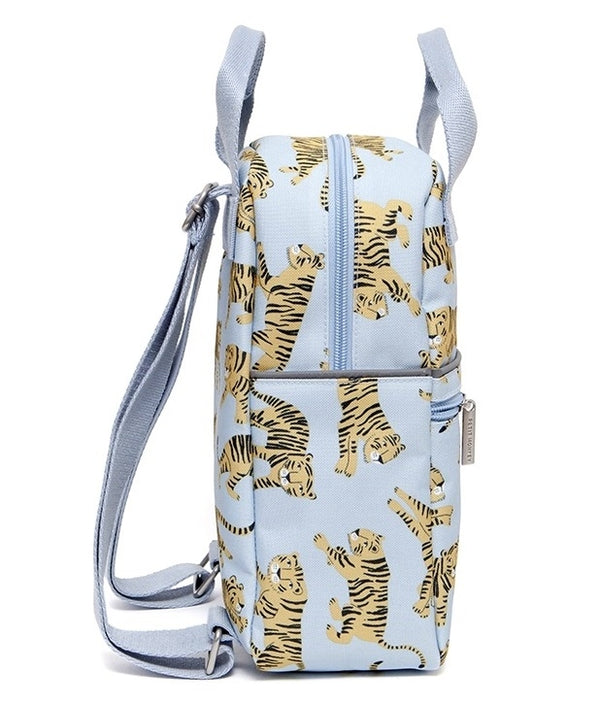 Petit Monkey kinderrugzak tijger grijs S