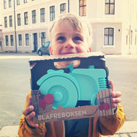 BLAFRE lunchbox traktor celadon